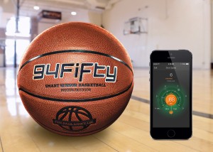 Figure 1 - The 94Fifty Smart Sensor Basketball from InfoMotion Sports