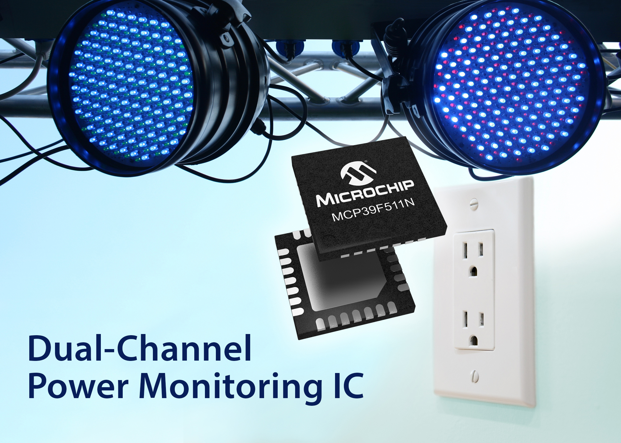 , New Power Monitoring IC From Microchip Provides Highly Accurate Real-Time Power Monitoring of Multiple Loads