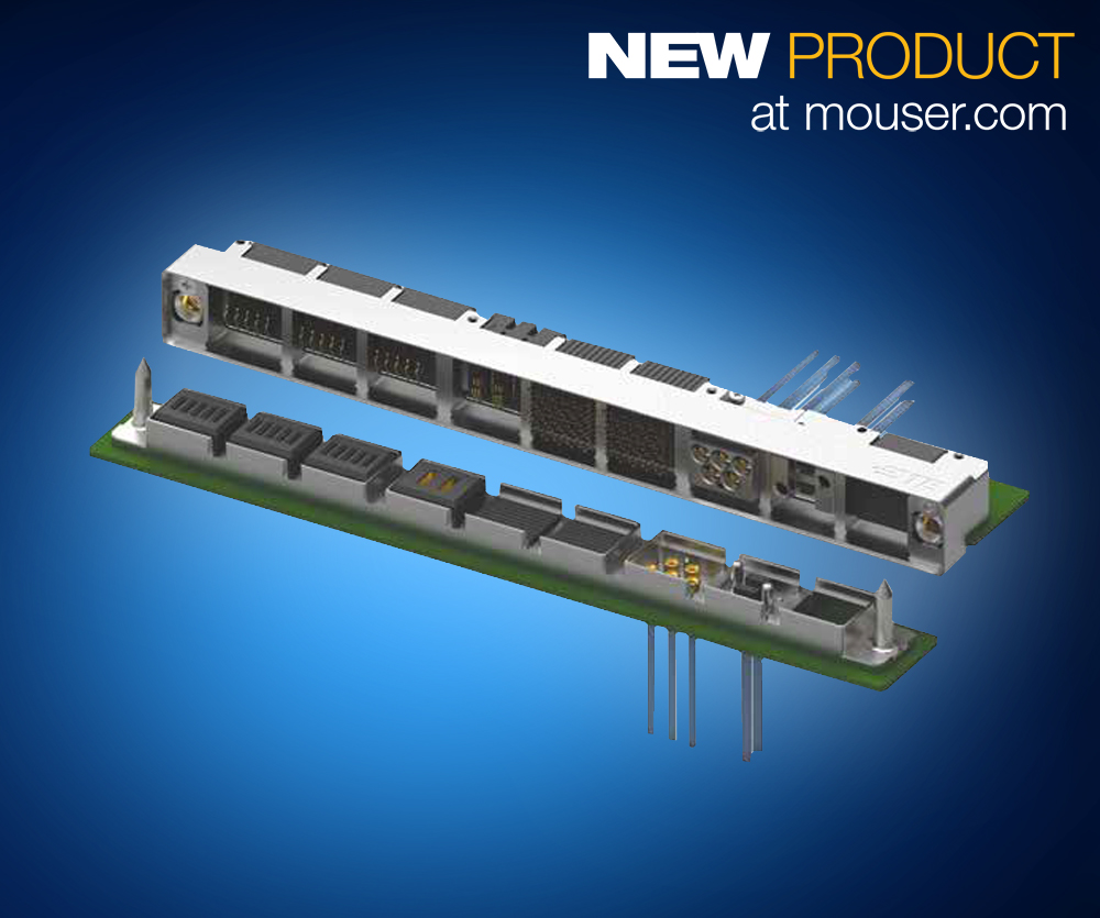 , Now at Mouser: TE Connectivity’s Fortis Zd LRM Connectors Combine Performance and Rugged Modular Design