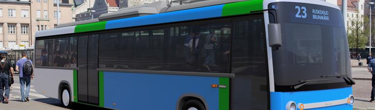 , Finnish electric buses serve as mobile testing platforms in the Helsinki region