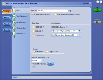 , Tektronix Announces Industry’s First NBASE-T Compliance Testing Solution Automated Test Application Supports Multiple Data Rates and Standards Including NBASE-T and the Emerging IEEE 802.3bz