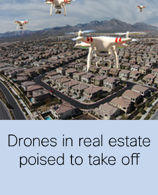 , Drone usage in real estate poised to take off