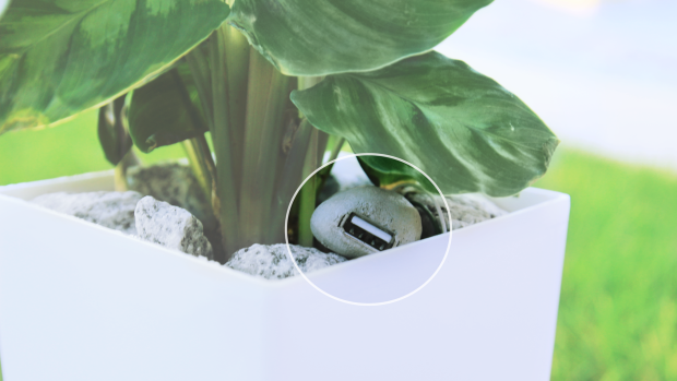 , Bioo Pot Charges Your Phone with Plant Energy