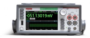 Figure 4. The latest benchtop instruments combine intuitive touchscreen operation with functions rarely found in a single instrument. For example, Keithley’s Model DMM7510 graphical sampling multimeter integrates a high speed digitizer that supports displaying and analyzing voltage and current waveforms and transients precisely.