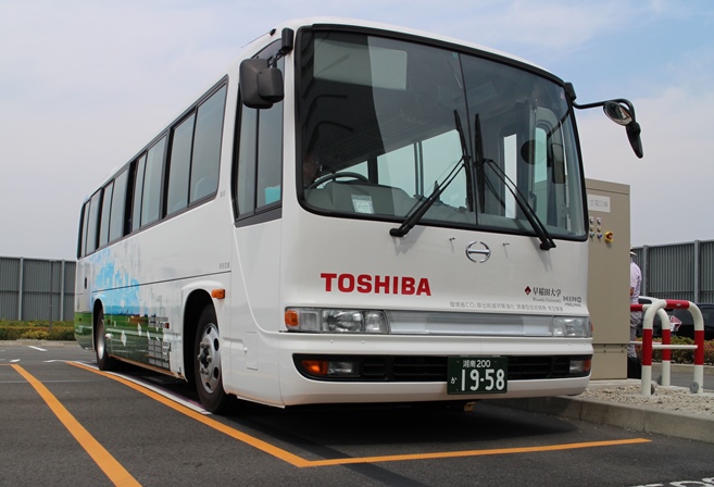 , Toshiba to Start Field Testing Medium-sized EV Bus with Wirelessly Rechargeable SCiB™ Lithium-ion Battery