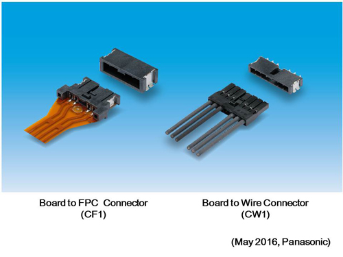 , Panasonic Develops Two Types of Connectors for Connecting In-vehicle LED Lamp Modules to Boards