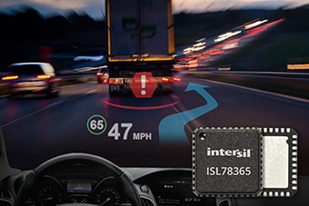 , Intersil Unveils Industry’s Highest Performance Laser Diode Driver for Automotive Heads-Up Displays