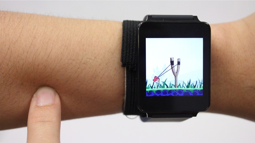 , SKINTRACK TECHNOLOGY TURNS ARM INTO SMARTWATCH TOUCHPAD