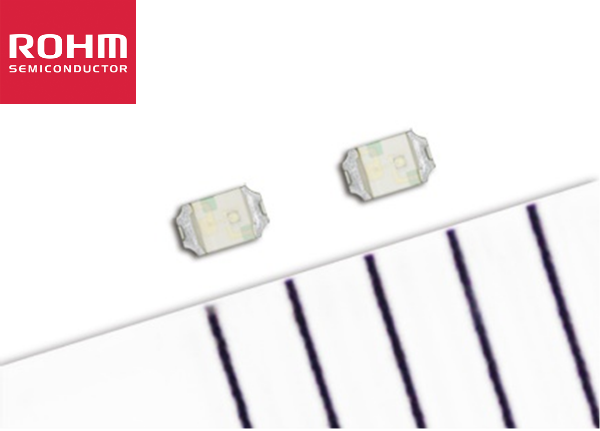 , ROHM Expands Its Color Lineup of Class-Leading Thin, Compact LEDs