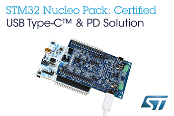 , STMicroelectronics Extends Connectivity Portfolio with Certified USB-C and Power Delivery Solution