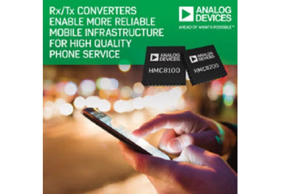, Analog Devices’ Rx/Tx Converters Enable More Reliable Mobile Infrastructure for High-Quality Phone Service