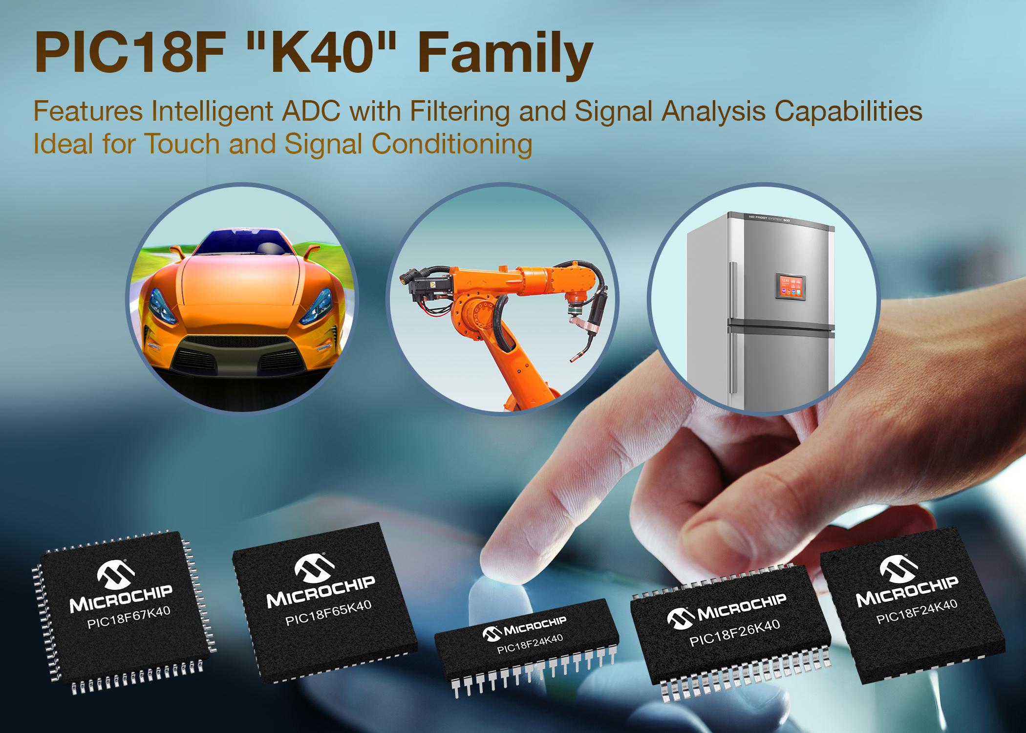 , Core Independent Peripherals now available on Microchip PIC18 family