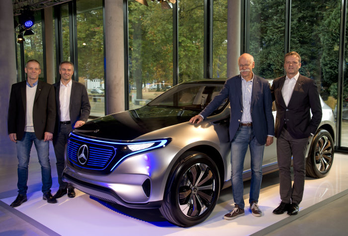 , Next step in electric offensive: Mercedes-Benz to build first electric car of the new EQ product brand in its Bremen plant