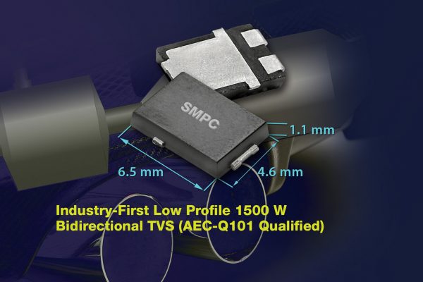 , Vishay Intertechnology Bidirectional 1500 W PAR® TVS Offer High Power Density to Save Board Space and Lower Costs