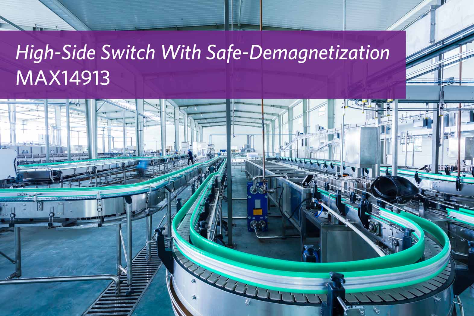 , Maxim’s Octal High-Side Switch and Driver Safely Demagnetizes Any Inductive Load for Industry 4.0 Applications