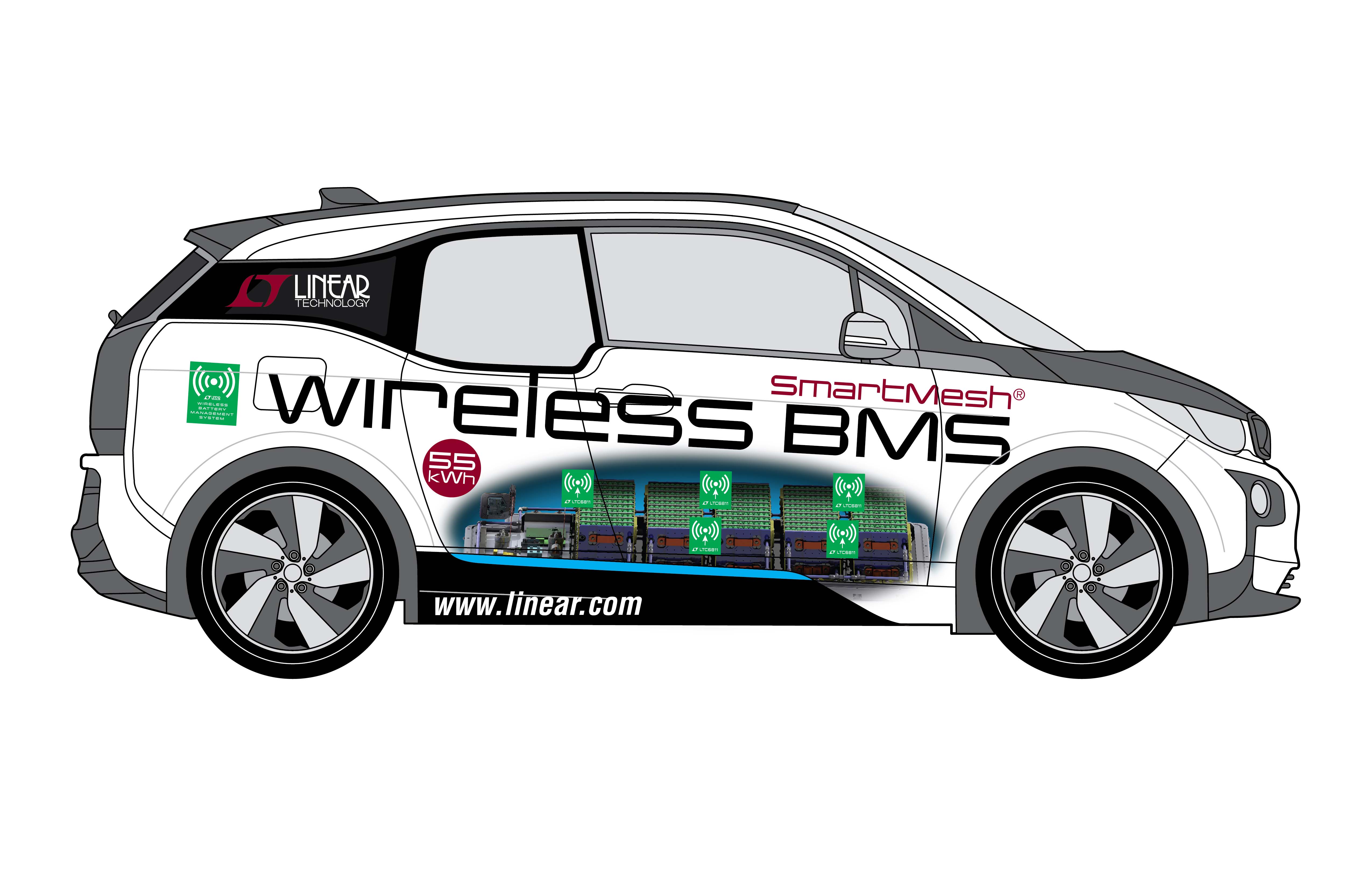 , Linear Technology Demonstrates First Wireless Battery Management System in BMW i3 at Electronica Show