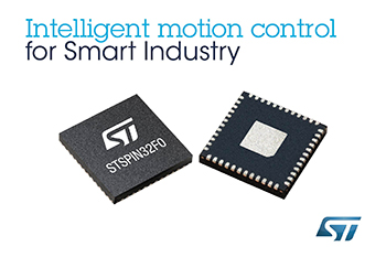 , STMicroelectronics Combines Power and Simplicity in Intelligent Motion-Control Device for Smart Industry and High-End Consumer Electronics