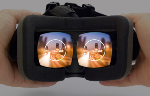 Fig. 7: Example of an application using foveated rendering