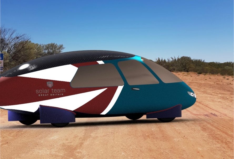 , Solar Team Great Britain designs the UK’s first family-sized solar-powered car