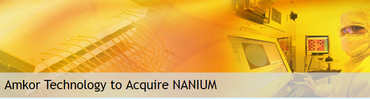 , Amkor Technology to Acquire NANIUM
