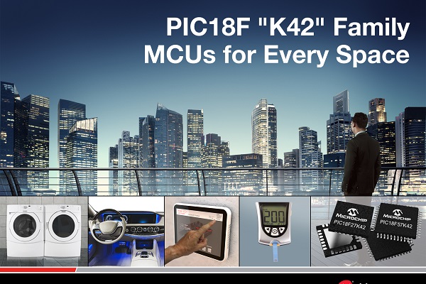 , New PIC18 family offers a versatile array of core independent peripherals to simplify complex designs