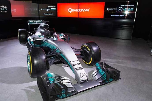 , Qualcomm Technologies and Mercedes AMG Petronas Motorsport begin testing faster Wi-Fi telemetry