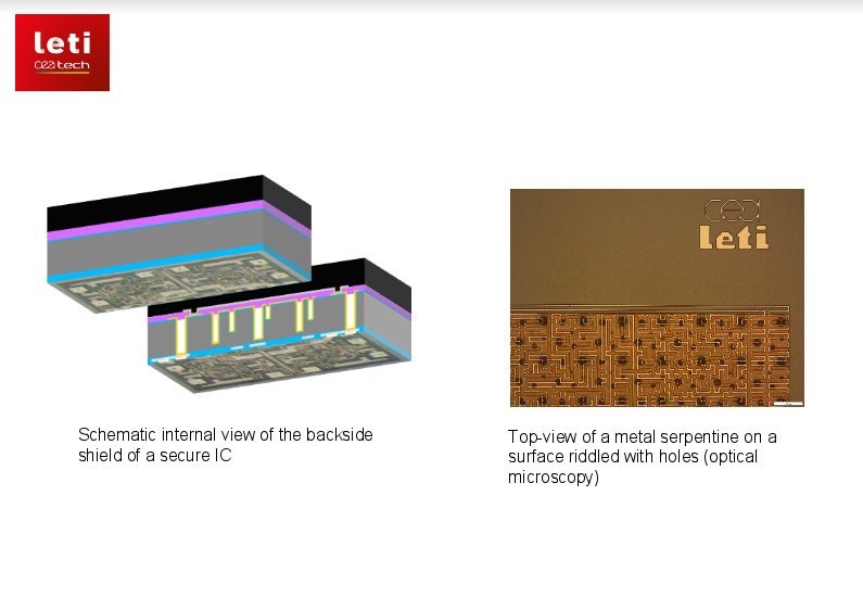 , LETI ANNOUNCES BACKSIDE SHIELD THAT PROTECTS MICROCHIPS FROM PHYSICAL ATTACKS