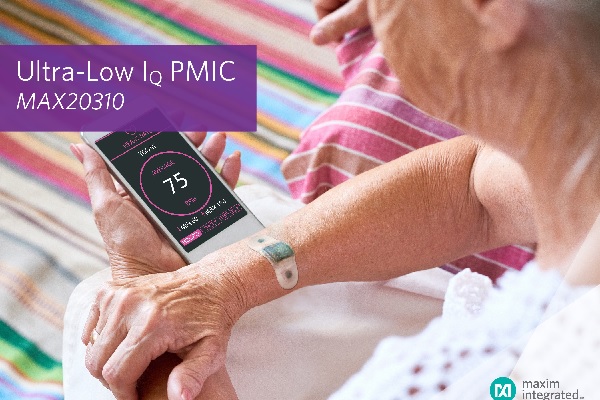 , Maxim’s PMIC Reduces Solution Size By 50% for Wearable Medical and Fitness Applications