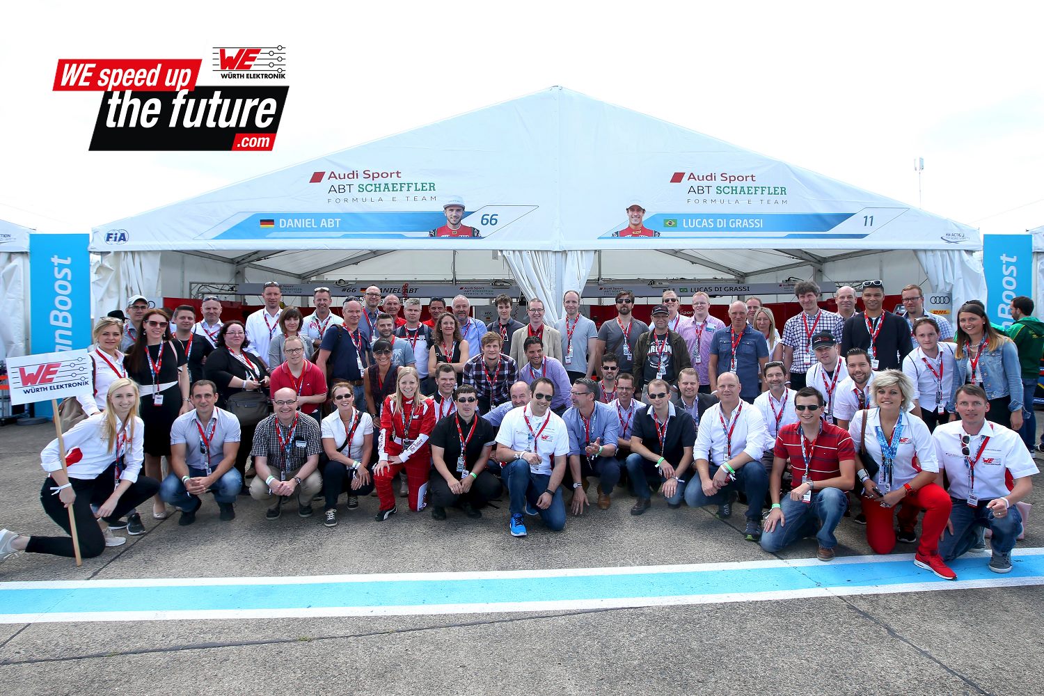 , Würth Elektronik eiSos hosts customers and partners at the Formula E event in Berlin