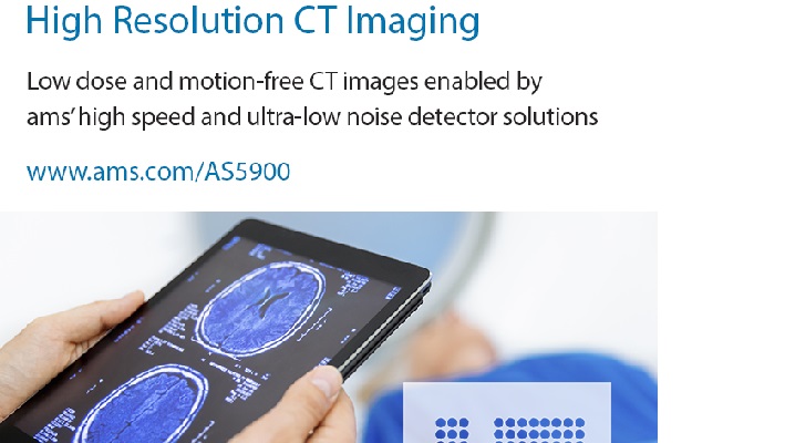 , New high-performance sensor interface solution from ams enables medical, industrial and security CT scanners to render sharper and more detailed images