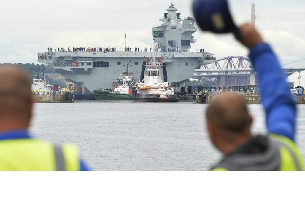 , Nation’s flagship takes to sea for the first time