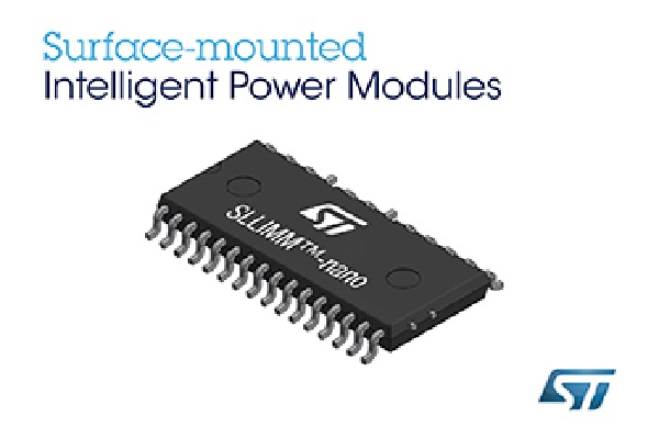 , Surface-Mount Intelligent Low-Power Modules from STMicroelectronics Save Space in Energy-Efficient Motor Drives