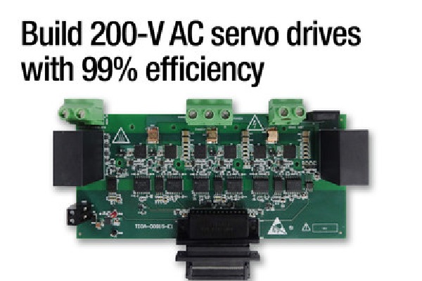 , TI GaN power design drives 200-V AC servo drives and robotics with 99-percent efficiency