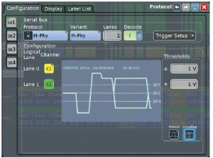 , Testing MIPI interfaces with an oscilloscope
