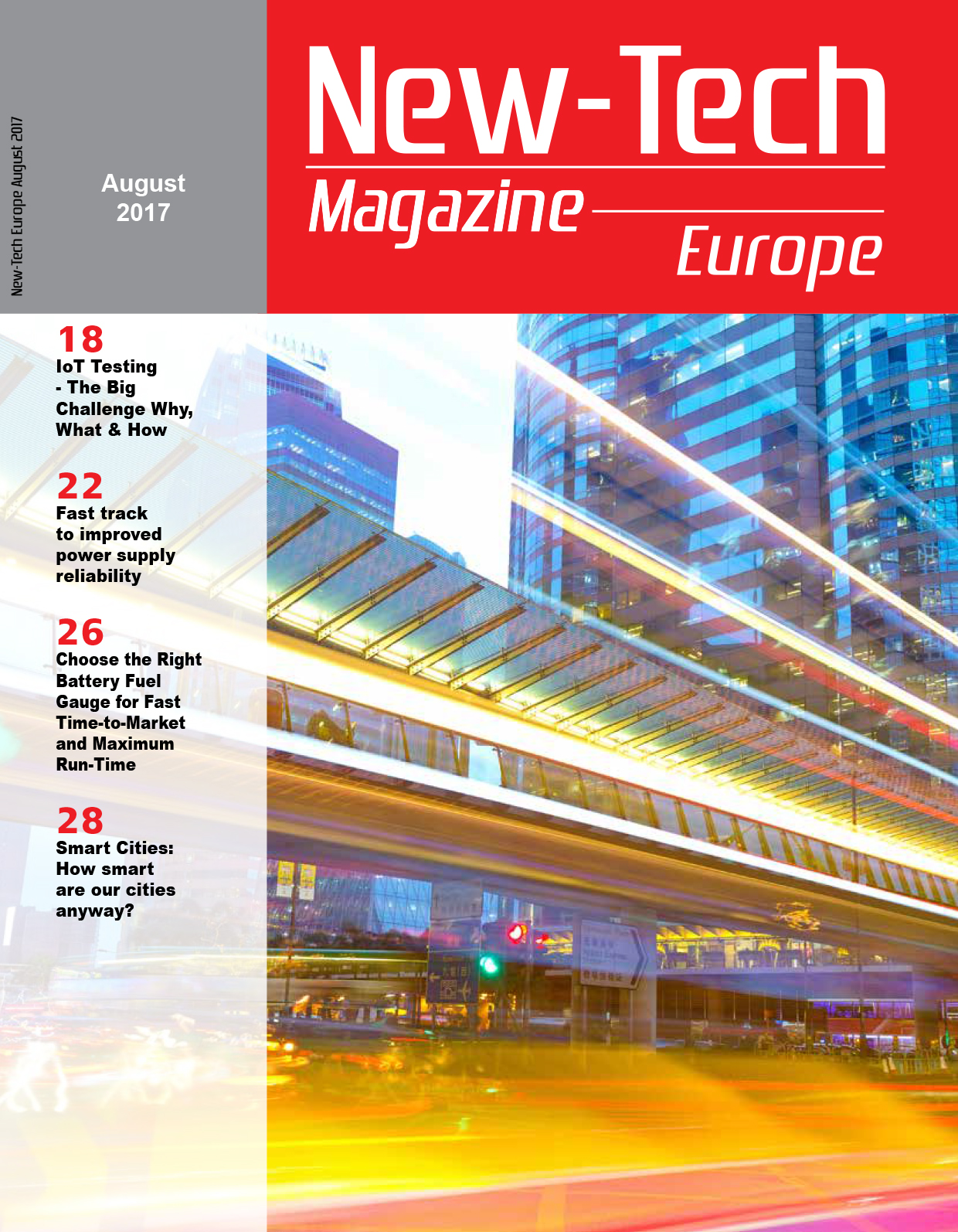 , New-Tech Europe Magazine | Aug 2017