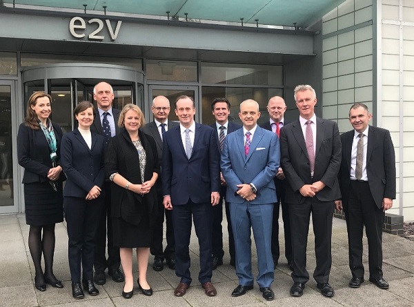 , Teledyne e2v welcome Lord Callanan and senior representatives of the Space Industry to discuss the pending UK Space Industry Bill