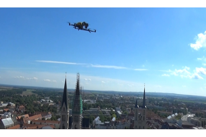 , Drone Use Case: Intel’s Falcon 8+ Drone Helps Preserve 15th Century German Cathedral
