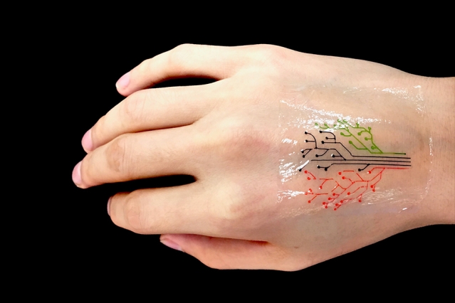 , Engineers 3-D print a “living tattoo”