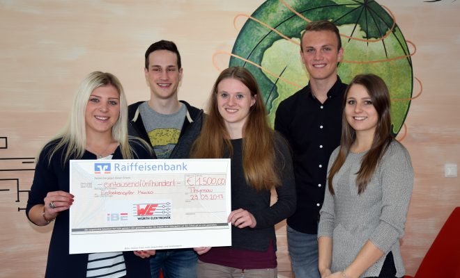 , Trainees in Thyrnau Organize Donations for Earthquake Victims in Mexico