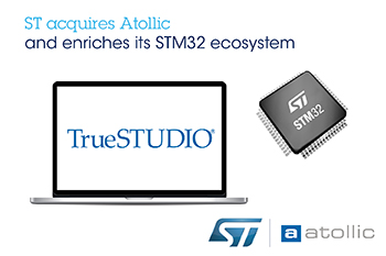 , STMicroelectronics Acquires Atollic, an Embedded-Systems Company Engineering Integrated Development Environments for Arm® -core-based Microcontrollers