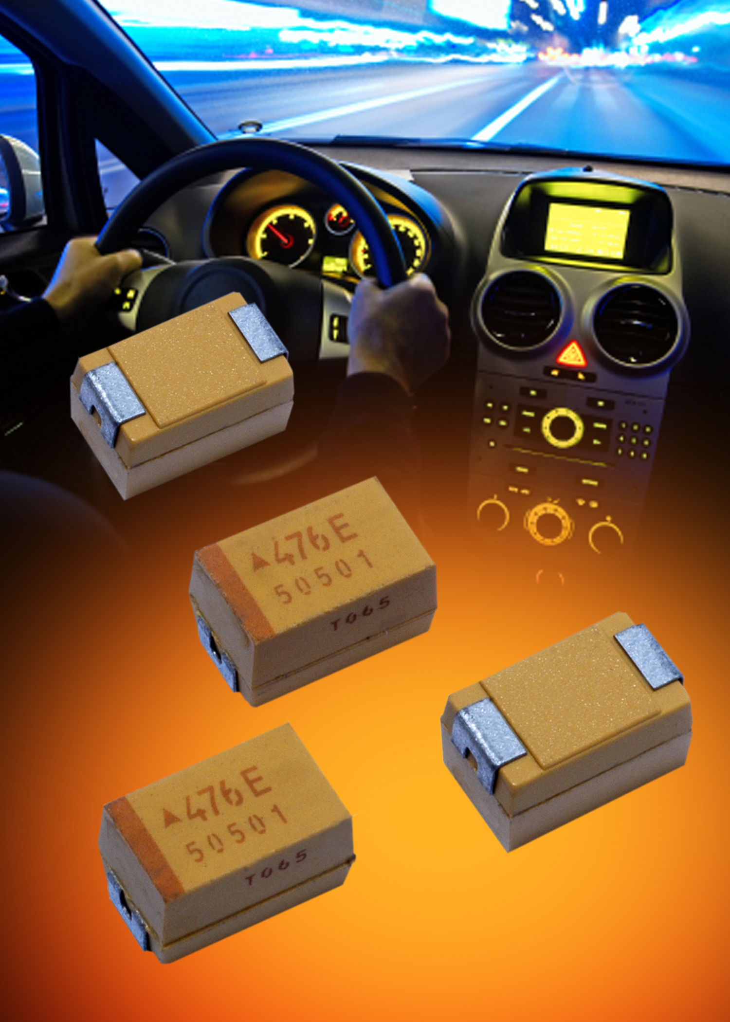 , AVX Adds New Case Size & Codes to its Automotive-Grade TRM Professional Series Ultralow-ESR Tantalum Capacitors