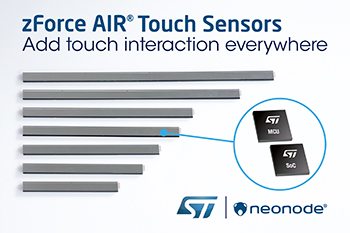 , ST Technologies Help Neonode Add Touch Interaction to Any Object, Surface, or Space
