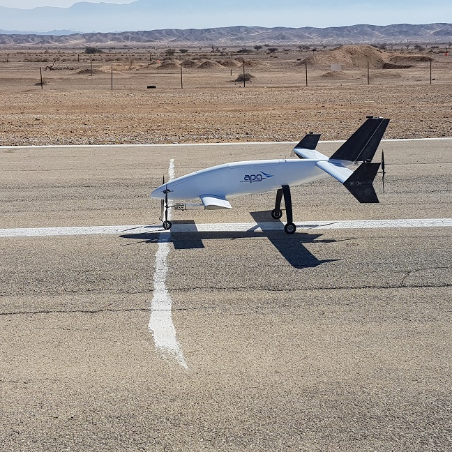 , APG unveils the “Peres” family of unmanned aerial systems – the UAS that takes off and lands vertically – and transitions from vertical to horizontal flight