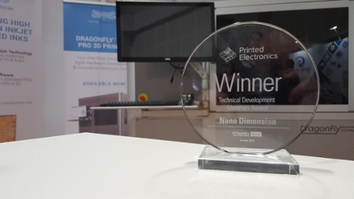 , Nano Dimension’s Multi-Material 3D Printing Inks Earn Technical Development Materials Award from IDTechEx