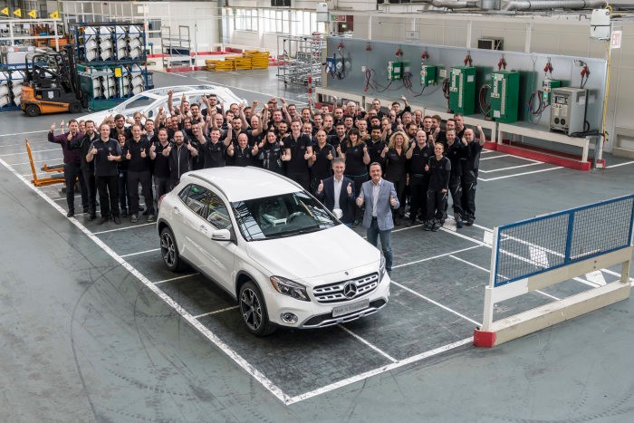 , Mercedes-Benz plant Sindelfingen starts production of the Compact SUV GLA