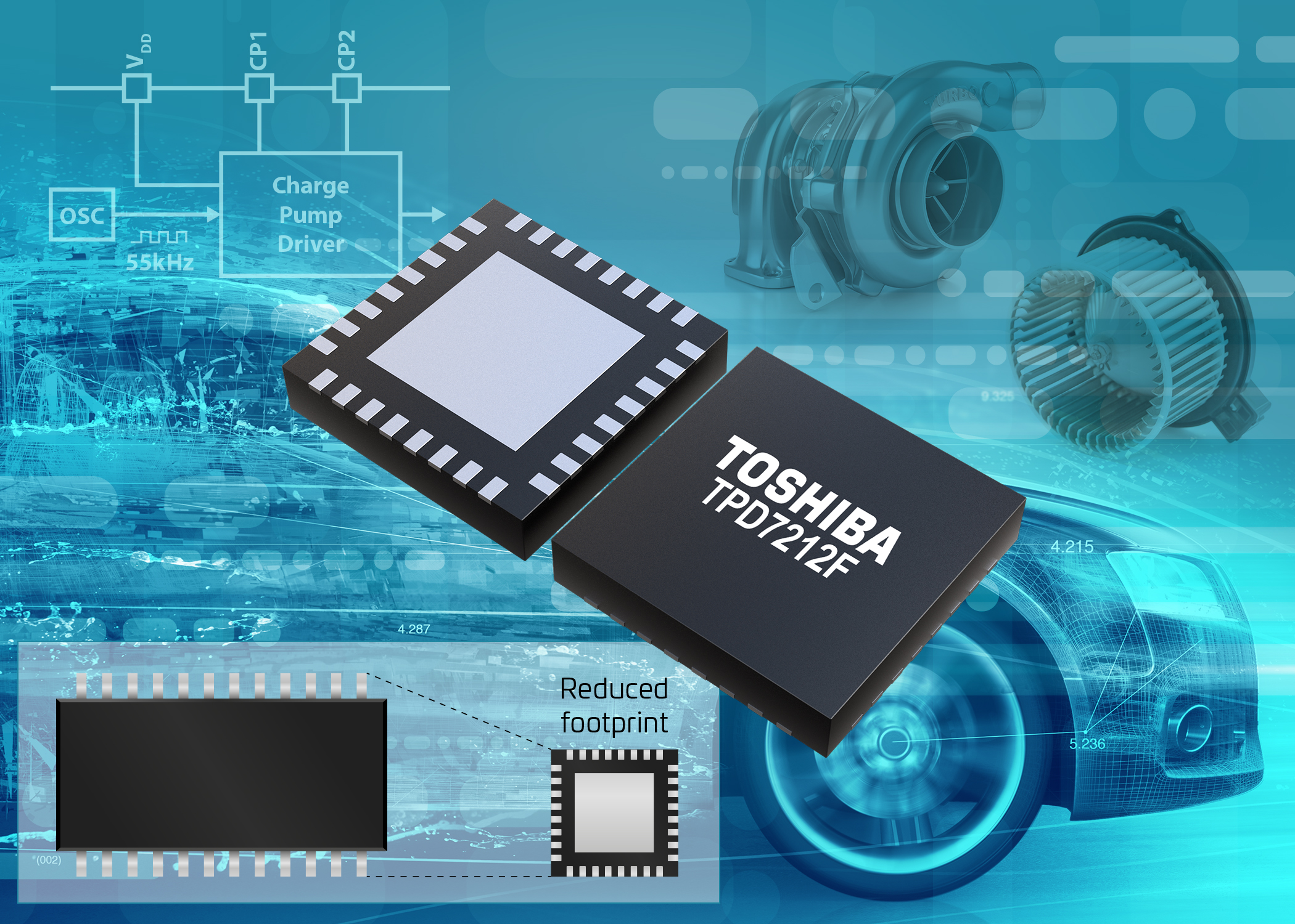 , Toshiba release compact power MOSFET gate driver intelligent power device