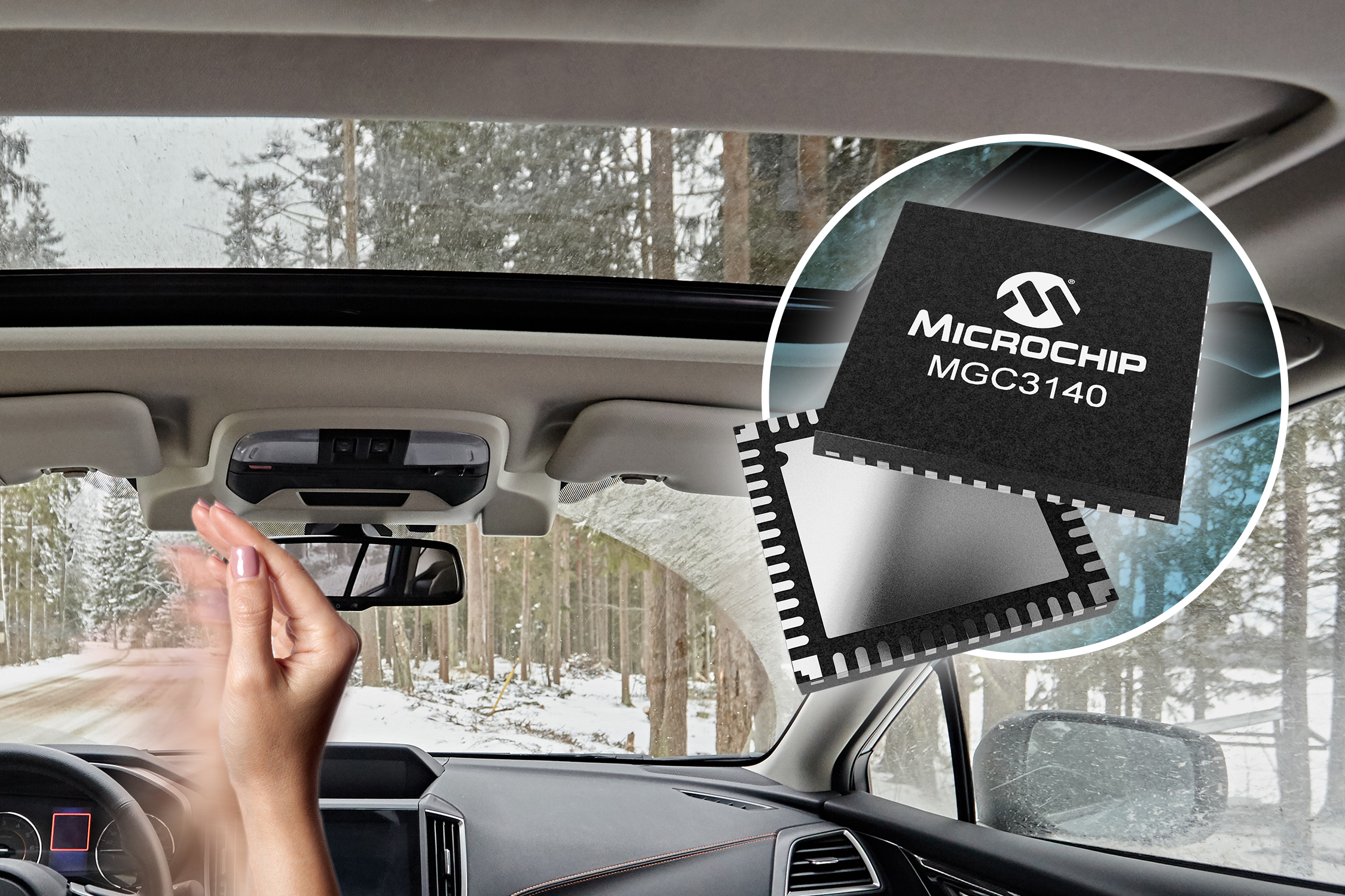 , Reduce Driver Distraction with Automotive-Qualified 3D Gesture Recognition Controller