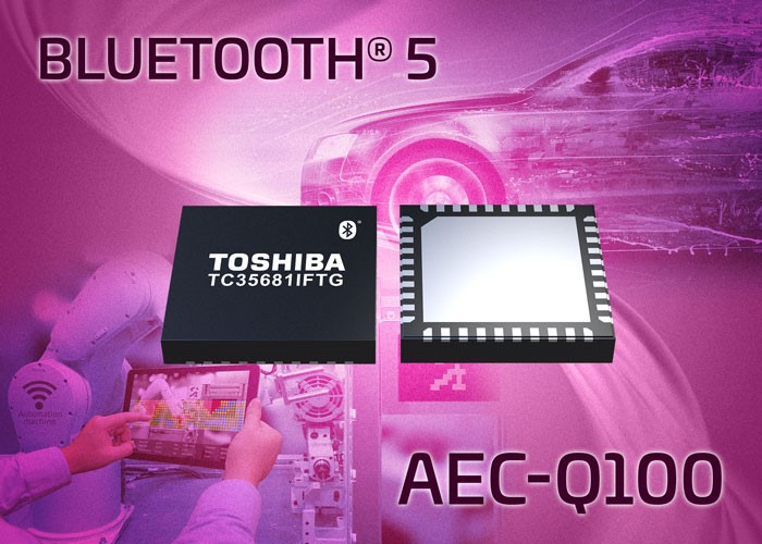 , Toshiba announces Bluetooth&reg; 5 IC for automotive applications