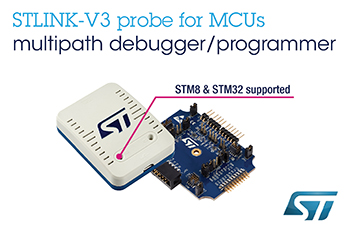 , Faster, More Flexible Probe from STMicroelectronics Eases STM8 and STM32 Programming on the Bench or in the Field