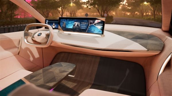 , BMW Group at the CES 2019 in Las Vegas. Virtual drive in the BMW Vision iNEXT